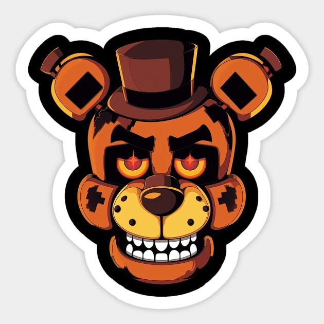 freddy fazbear Sticker by sample the dragon